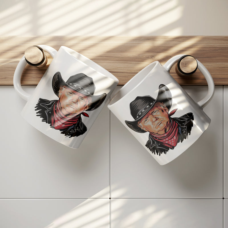 Trump 2024 President Cowboy Mug
