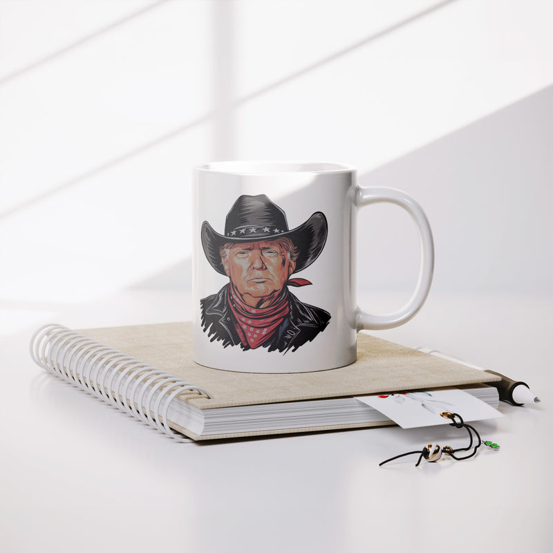 Trump 2024 President Cowboy Mug
