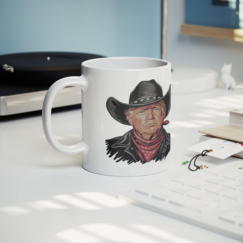 Trump 2024 President Cowboy Mug