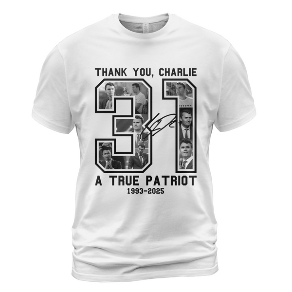 Thank You Charlie A True Patriot T Shirt - G