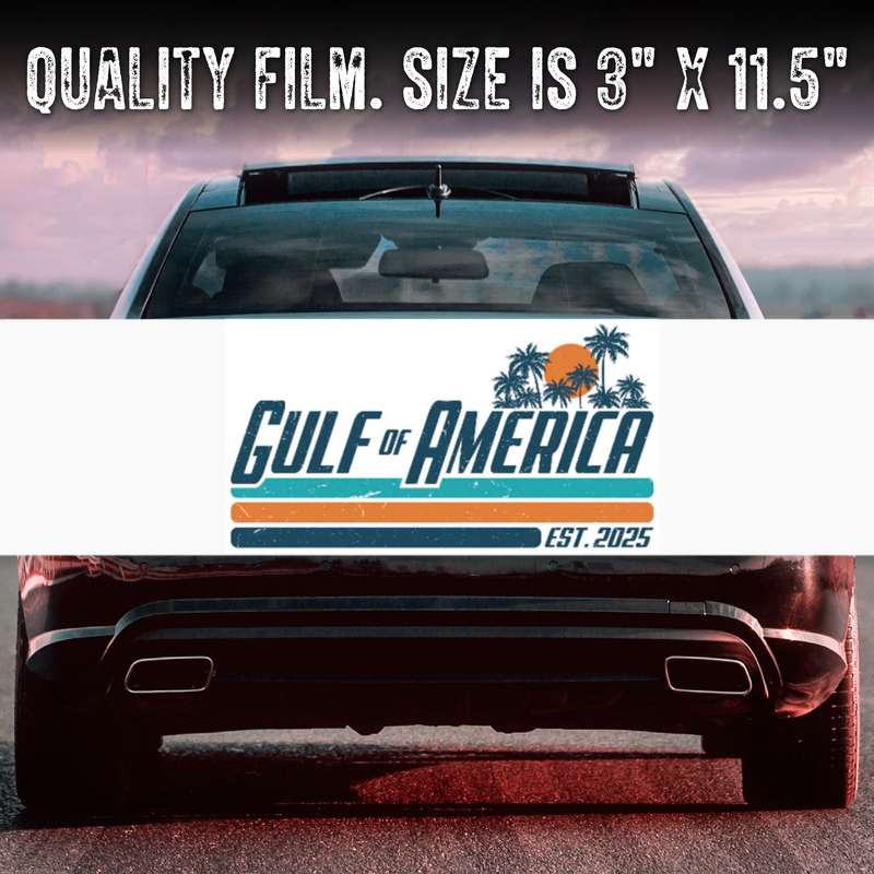 Gulf Of America Est. 2025 Bumper Sticker - 2