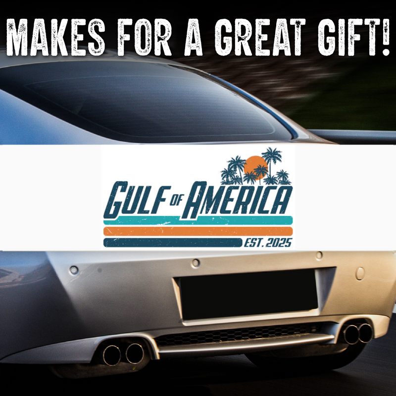 Gulf Of America Est. 2025 Bumper Sticker - 2