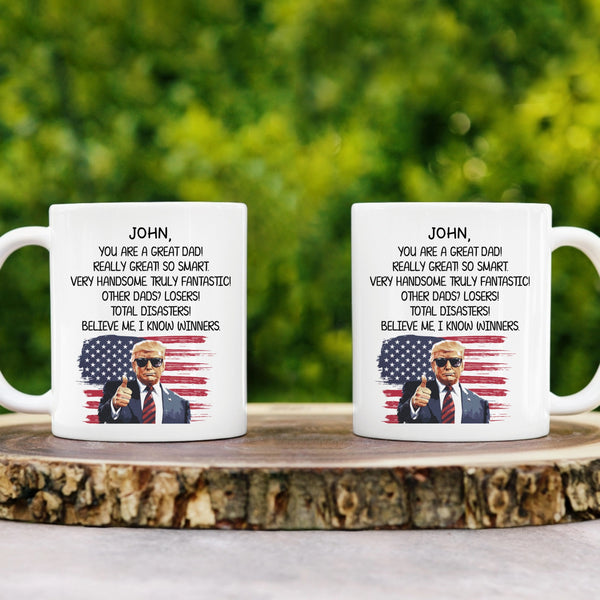 Personalized Trump Dad Mug