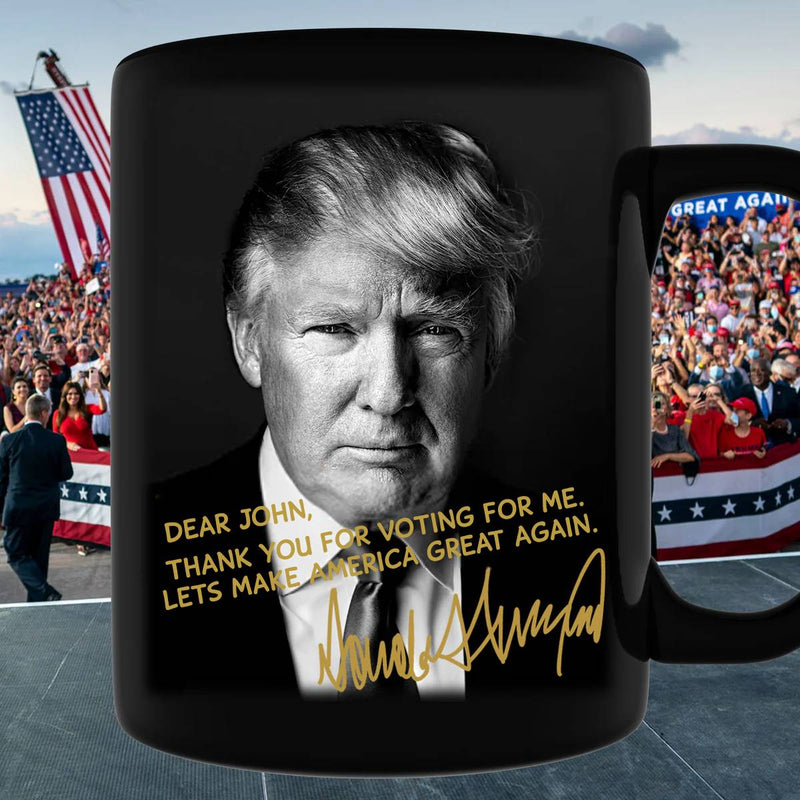 Personalized Trump Thank You For Voting For Me Mug