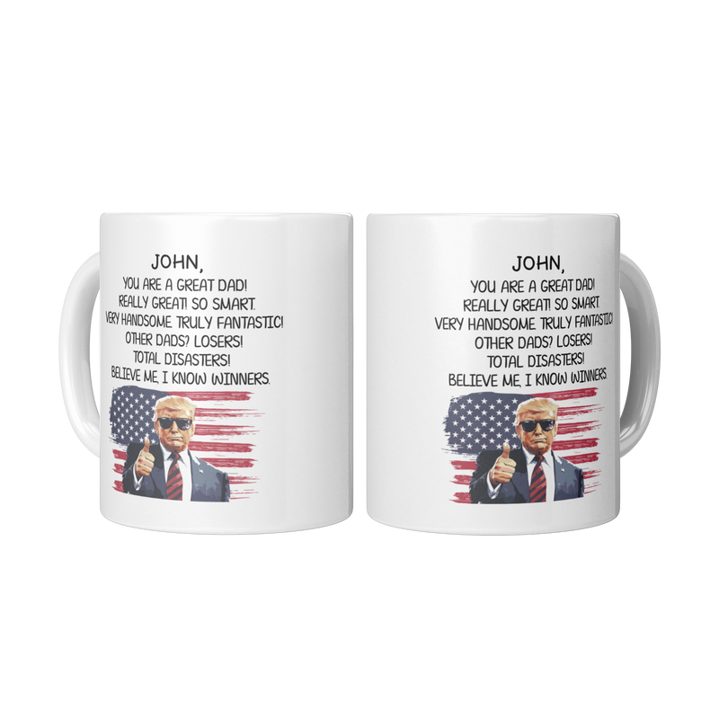 Personalized Trump Dad Mug