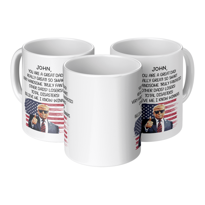 Personalized Trump Dad Mug