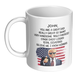 Personalized Trump Dad Mug