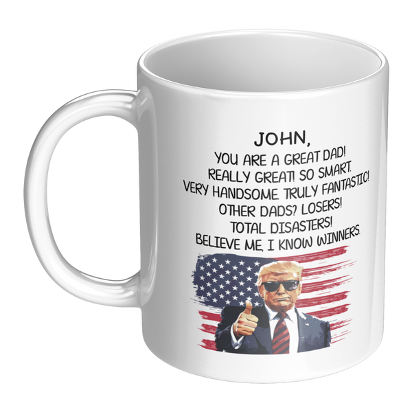 Personalized Trump Dad Mug