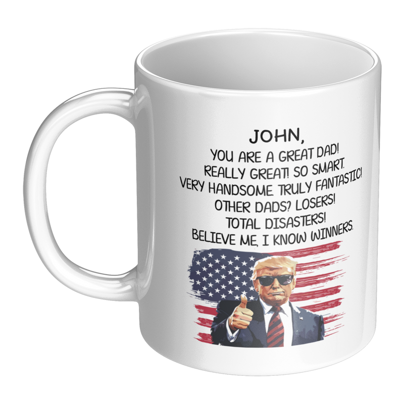 Personalized Trump Dad Mug