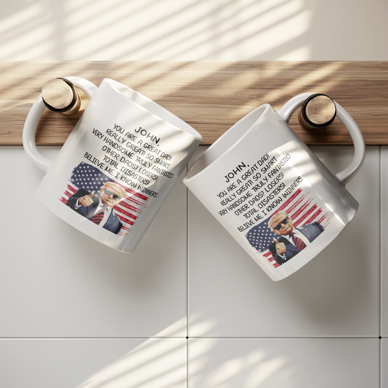 Personalized Trump Dad Mug
