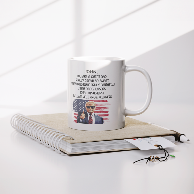 Personalized Trump Dad Mug