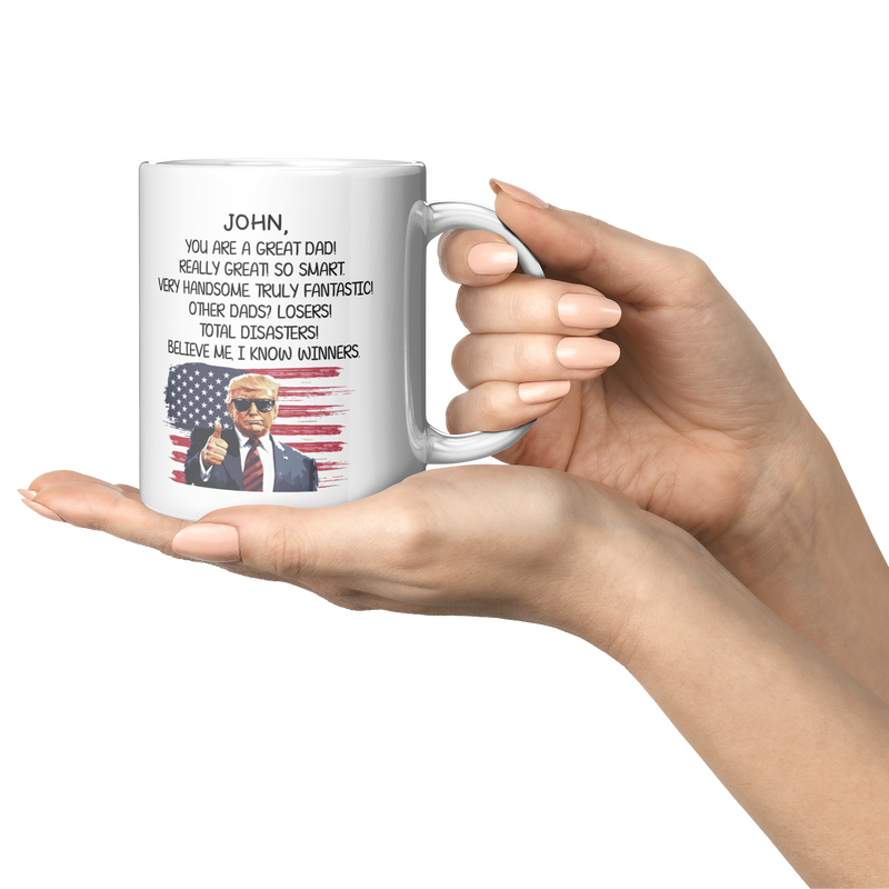 Personalized Trump Dad Mug