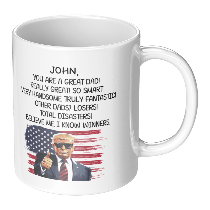 Personalized Trump Dad Mug