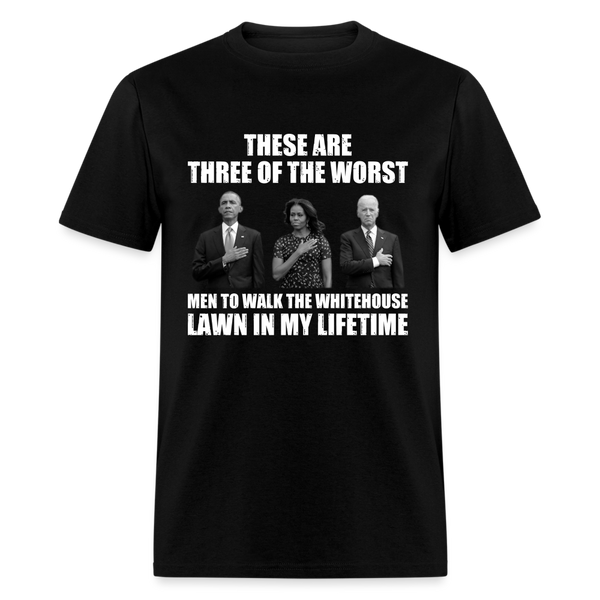 Worst Men To Walk The Whitehouse T-Shirt - black