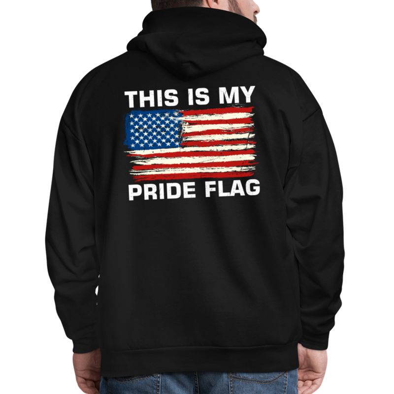 This Is My Pride Flag Hoodie - black