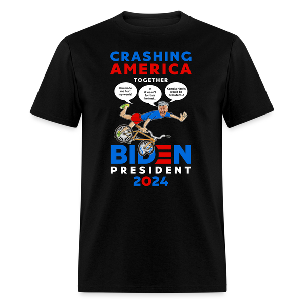 Crashing America Together T-Shirt - black