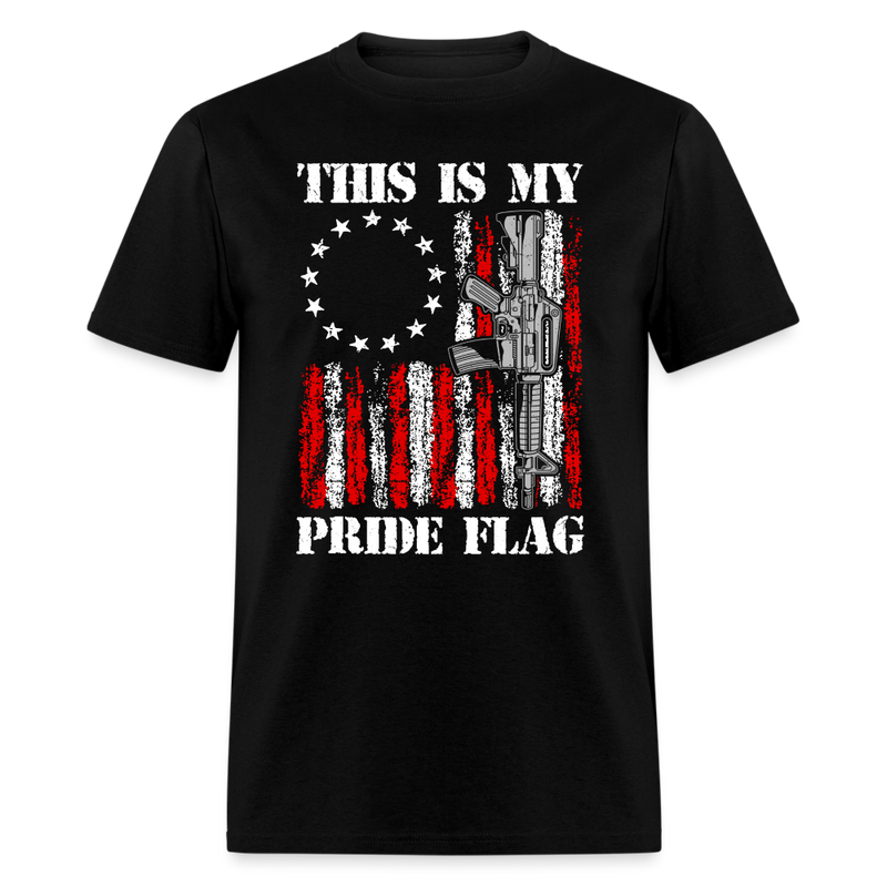 This Is My Pride Flag T-Shirt - black