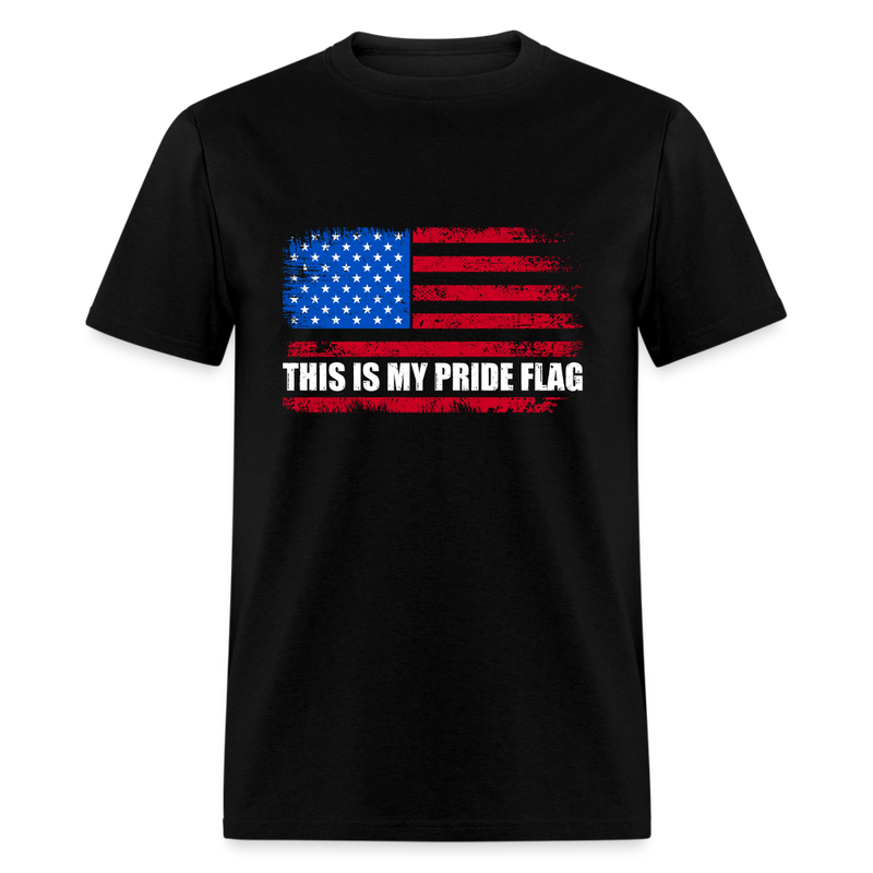 This Is My Pride Flag T-Shirt - black