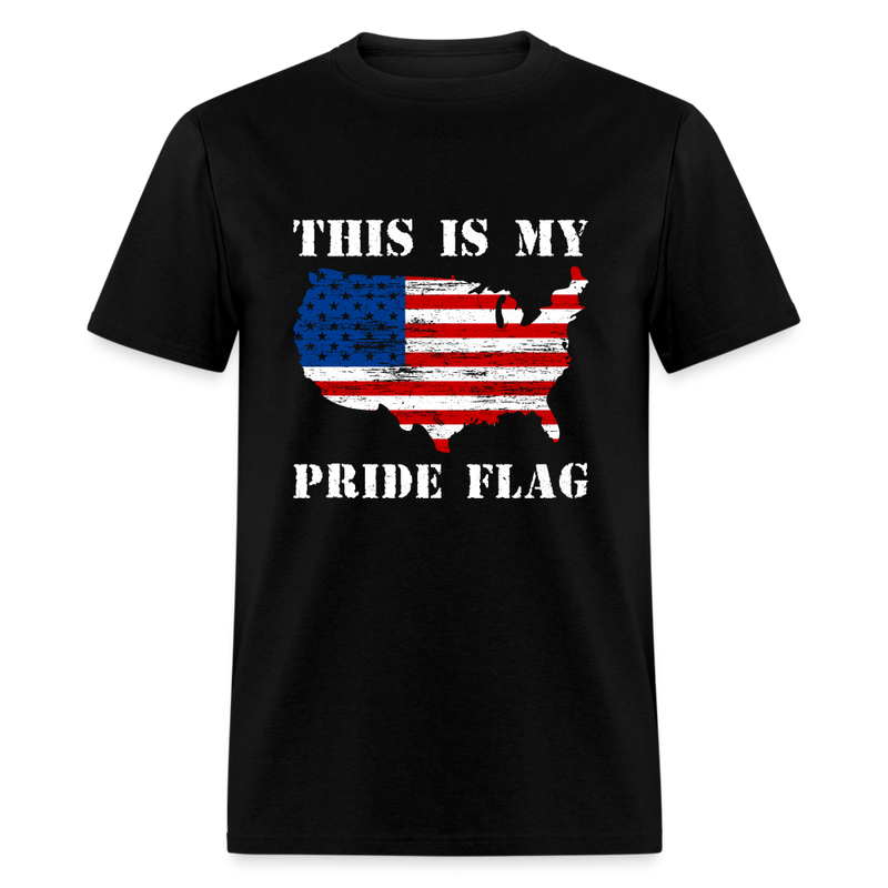 This Is My Pride Flag T-Shirt Style 6 - black