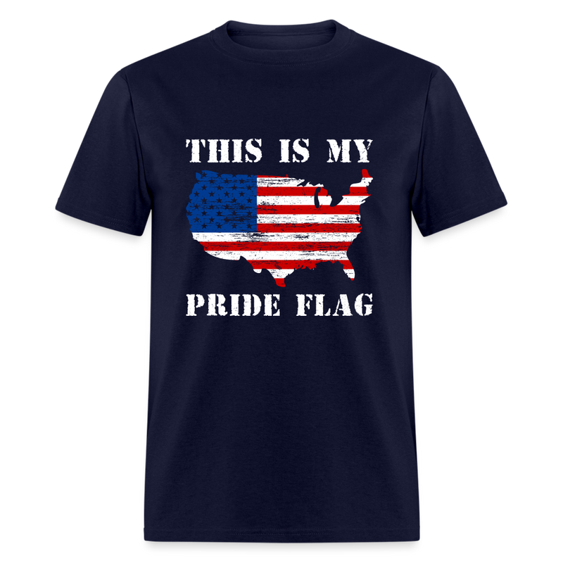This Is My Pride Flag T-Shirt Style 6 - navy