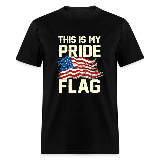 This Is My Pride Flag T-Shirt Style 4 - black