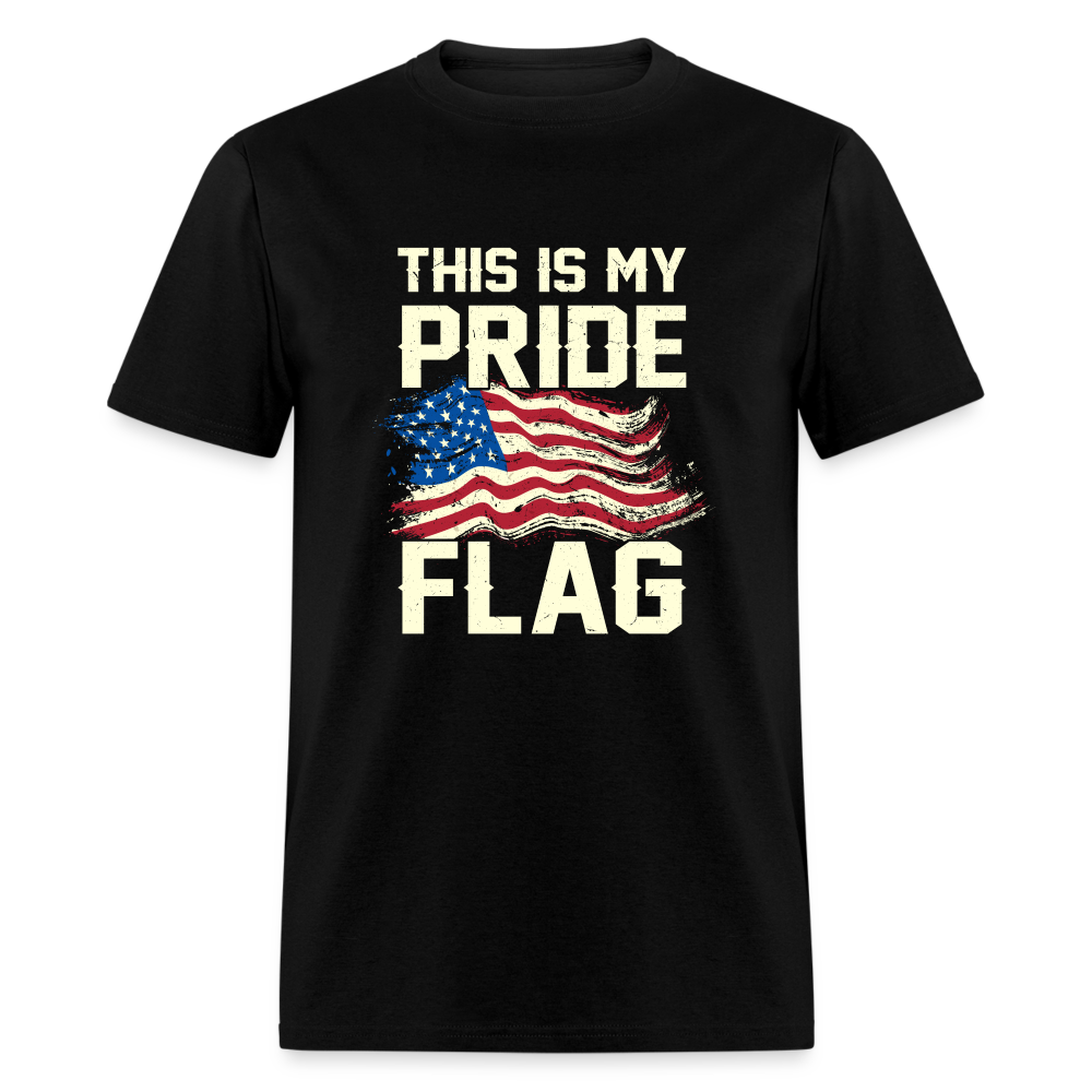 This Is My Pride Flag T-Shirt Style 4 - black