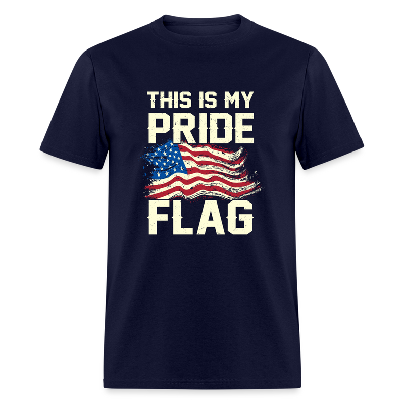This Is My Pride Flag T-Shirt Style 4 - navy