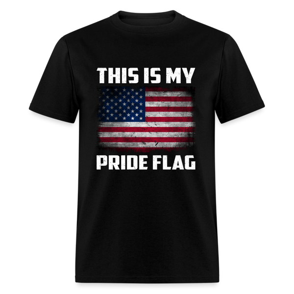 This Is My Pride Flag T-Shirt Style 7 - black