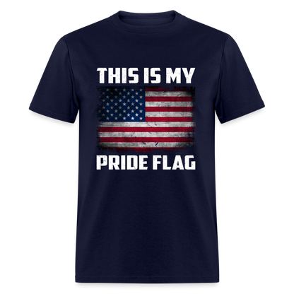 This Is My Pride Flag T-Shirt Style 7 - navy