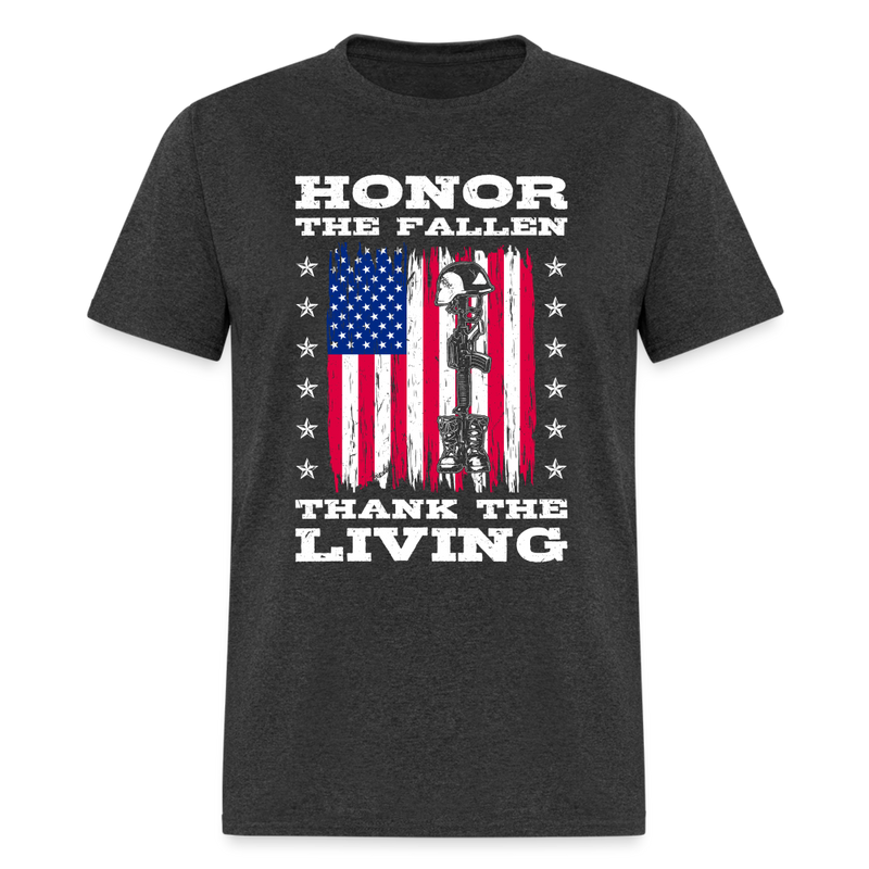 Honor The Fallen T-Shirt - heather black