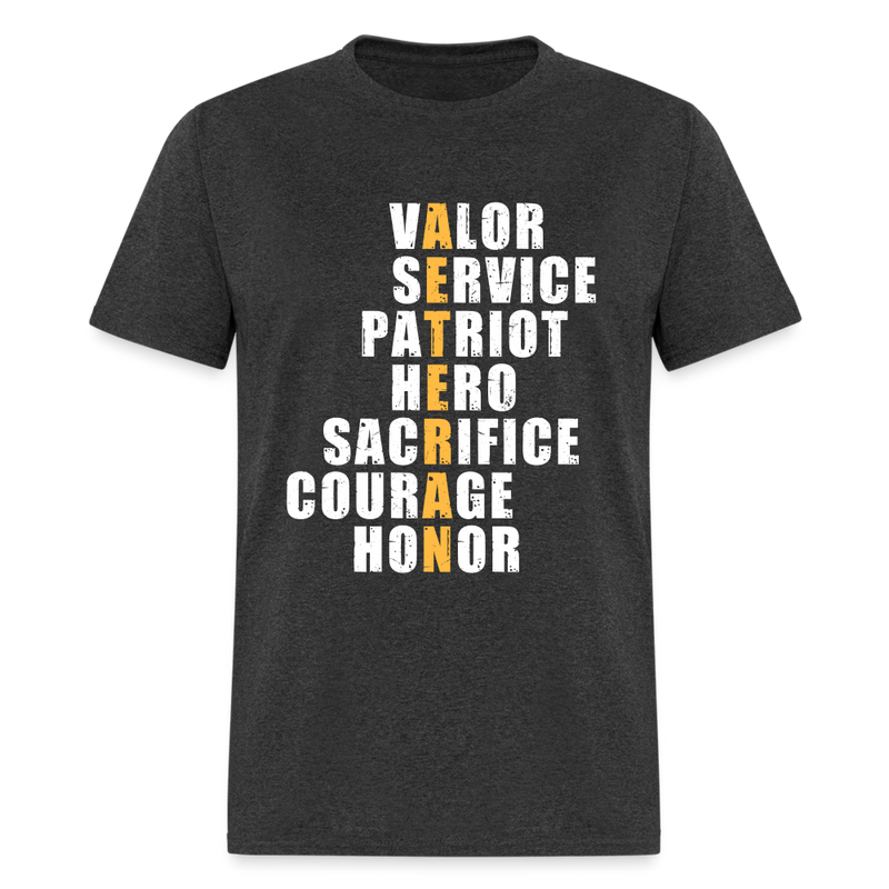 Valor Service Patriot T-Shirt - heather black
