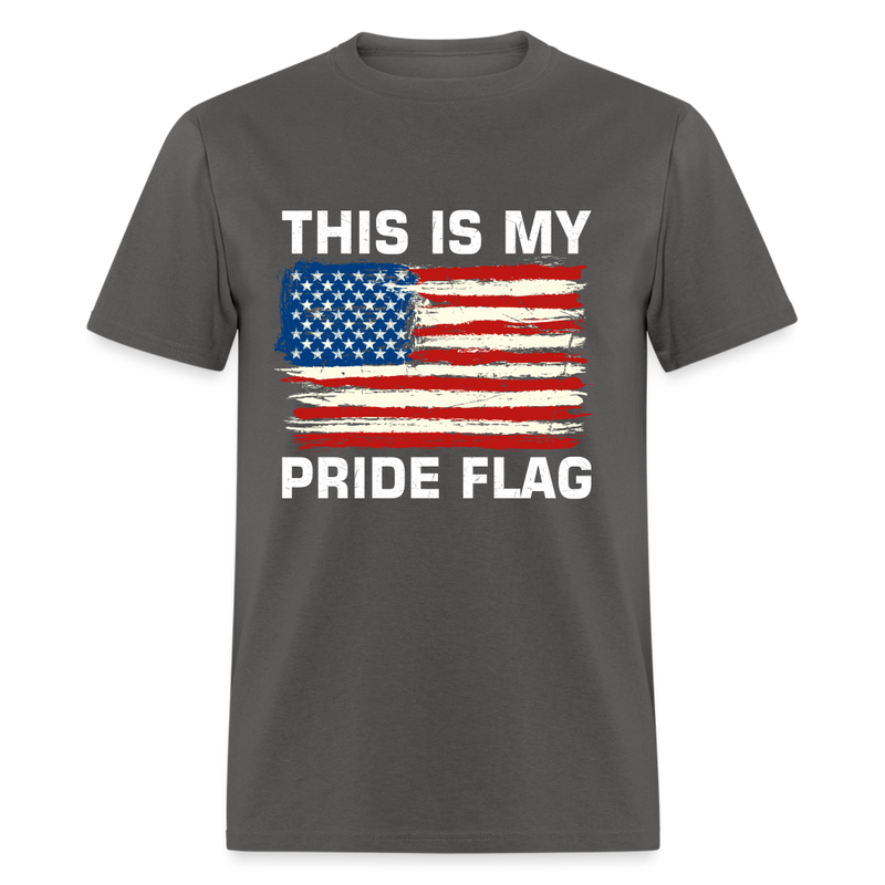 This Is My Pride Flag T Shirt - More Colors - charcoal