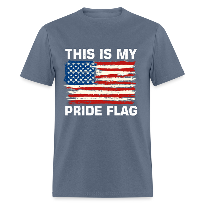 This Is My Pride Flag T Shirt - More Colors - denim