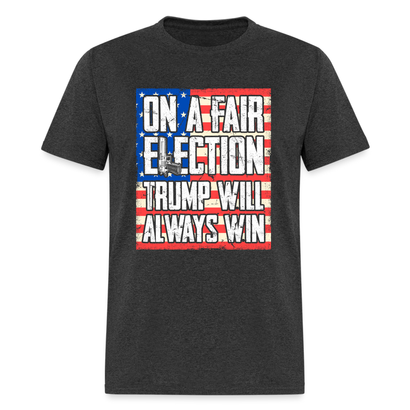 On A Fair Election T-Shirt - heather black
