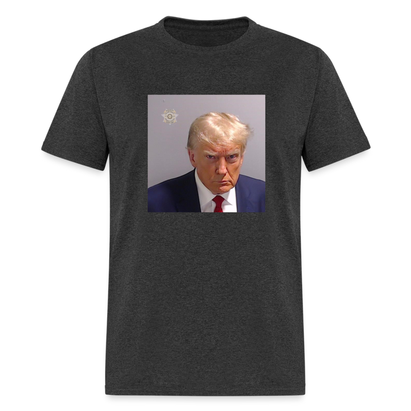 Mug Shot T-Shirt - heather black