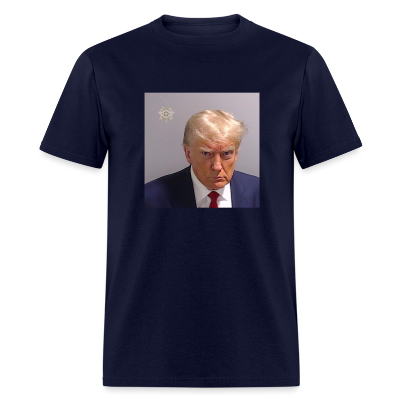Mug Shot T-Shirt - navy