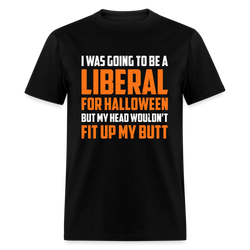 Liberal For Halloween T-Shirt - black