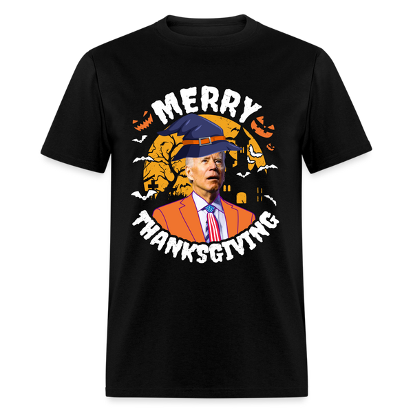Merry Thanksgiving T-Shirt - black