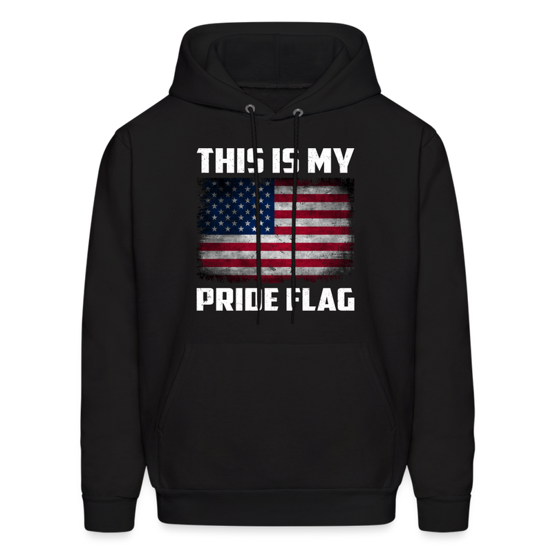 This Is My Pride Flag Hoodie - black