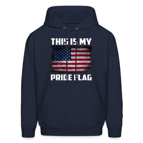 This Is My Pride Flag Hoodie - navy