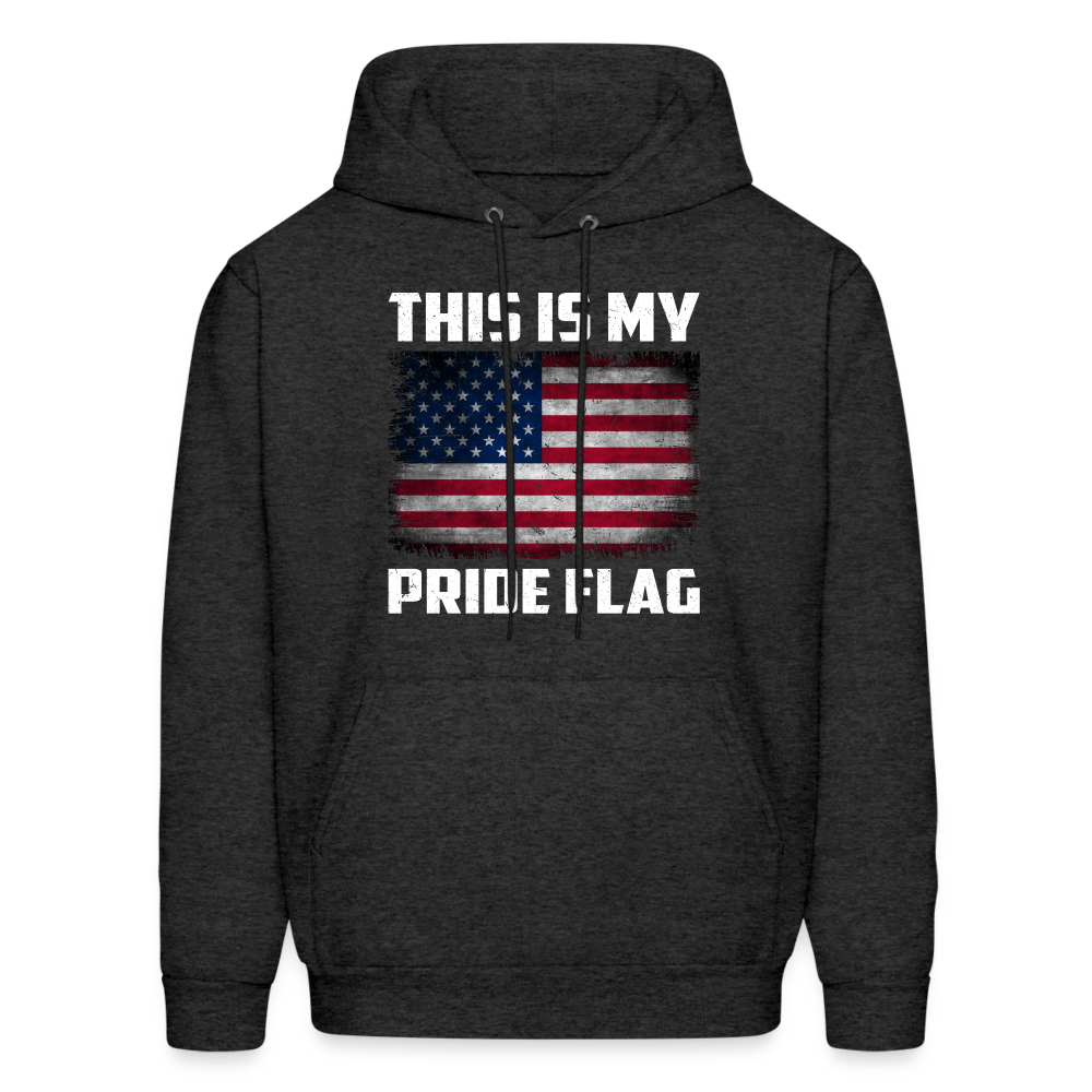 This Is My Pride Flag Hoodie - charcoal grey