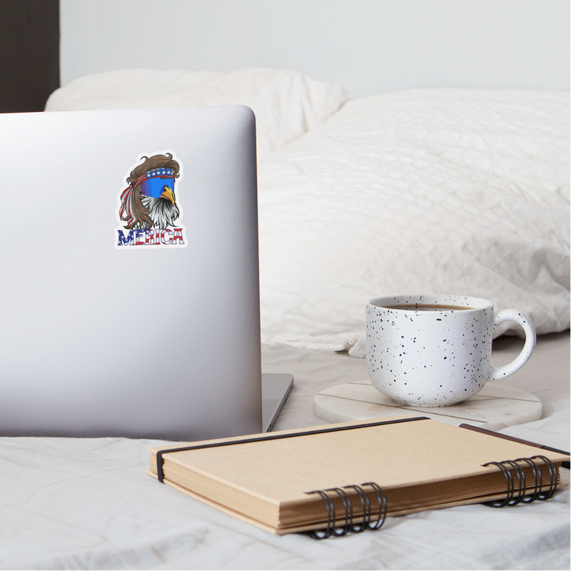Merica Sticker - white matte