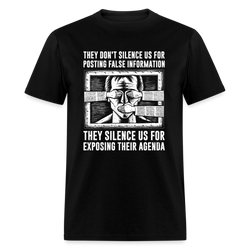 They Don't Silence Us T-Shirt - black