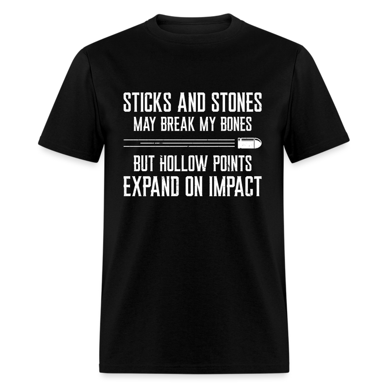 Stick and Stones T-Shirt - black