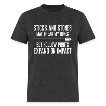Stick and Stones T-Shirt - heather black