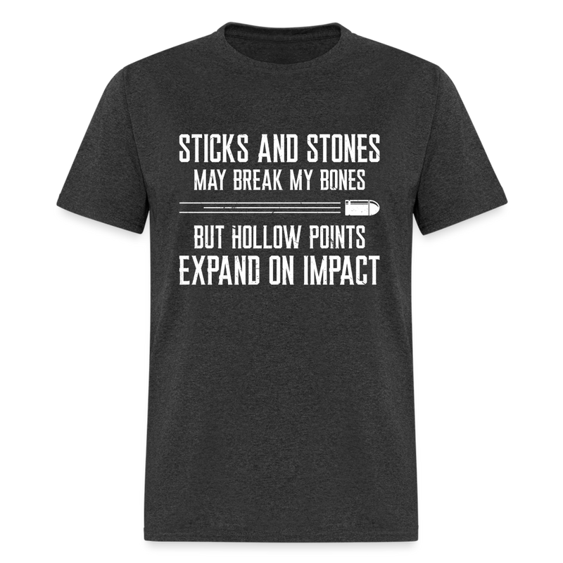Stick and Stones T-Shirt - heather black