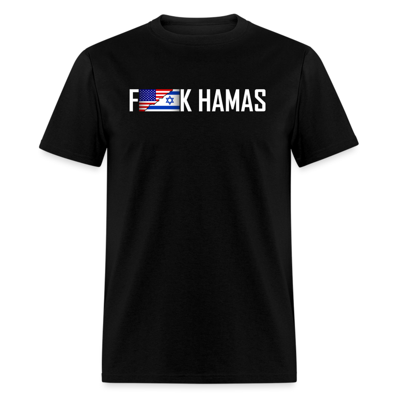 F**K Hamas T-Shirt - black