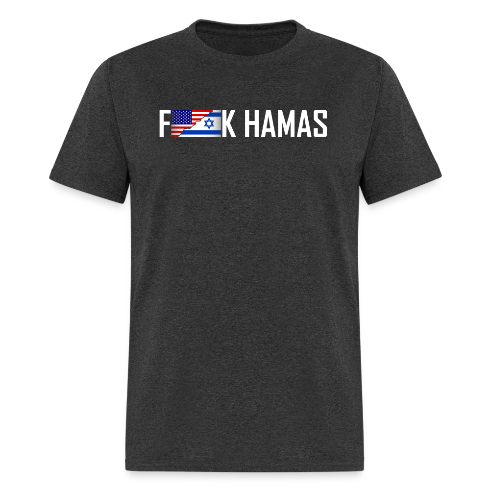 F**K Hamas T-Shirt - heather black