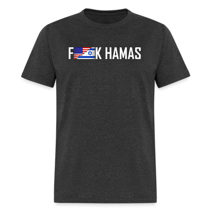 F**K Hamas T-Shirt - heather black