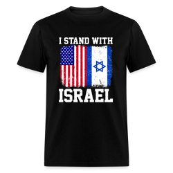 I Stand With Israel T-Shirt - black
